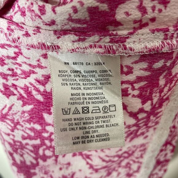 Anthropologie HD In Paris Pink and White Dress Size 0 - Picture 7 of 8